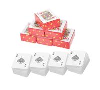 ERINGOGO Baraja de Cartas de Viaje Miniatura 24 Unidades Tamaño Pequeño para Fiestas y Entretenimiento Portátil, Cartas de Poker Compactas, Regalos de Fiesta para Adultos, Mini Naipes