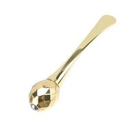 ERINGOGO Barra de Masaje para Ojos y Contorno Cuchara de Aleación de Zinc Dorada, Masajeador Manual Compacto para Introducción de Crema Facial, Relieve Fatiga y Cuidado Skincare Diario