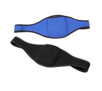 ERINGOGO Bolsa Cinturón para Micrófono Ajustable 2 Piezas Negra y Azul Oscuro, Soporte Vertical para Micrófonos, Bolsa de Cintura para Instructores de Fitness y Teatro, Adecuado