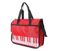 ERINGOGO Bolsa De Almacenamiento Para Partituras De Violín Bolsa Para Guardar Partituras Contenedor Para Partituras Bolsa De Tela Oxford Color Rojo