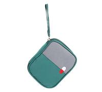 ERINGOGO Bolsa de Medicina portátil Mini Bolsa pequeño Equipo Emergencia Llevar Esencial Neceser tamaño Viaje Organizador de Viajes de Tela Oxford Green