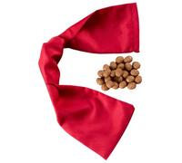 ERINGOGO Bolsa Masajeadora Corporal Roja para Cuello y Espalda Almendra Artificial Herramienta de Relajación y Cuidado Corporal para Masaje Manual Hombros y Piernas