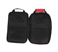 ERINGOGO Bolsa para Baquetas de Batería Resistente al Desgaste con Bolsillo Interior Pequeño para Accesorios Bandolera Ajustable Mochila y Bolso Tote Diseño Duradero de Oxford Color Rojo