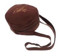 ERINGOGO Bolsa para Cuencos Budistas Estuche de Almacenamiento Bolsa de Transporte Cremallera para Cuencos de Sonido de Buda Accesorio de Oración para Llevar