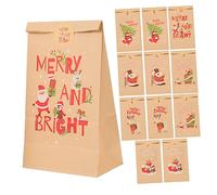 ERINGOGO Bolsas Para Envolver Navideños Bolsas De Golosinas Sellos Para Fiestas Navideñas y Cajas De Dulces Para