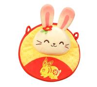 ERINGOGO Bolso De Conejo De Peluche para Dinero y Almacenamiento De Bolsa Cruzada Multifuncional Año Infantil De Felicidad Diseño De Conejo