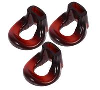 ERINGOGO Boquilla De Ayuda Para Soplar Flauta Tradicional 3 Piezas, Accesorio De Resina Portátil Para Principiantes, Reemplazo Para Flauta Diseño Compacto y Precisión Tonal