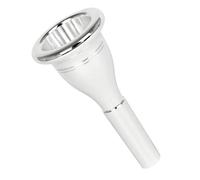 ERINGOGO Boquilla De Tuba Chapada En Plata De 13,3 Mm Para Principiantes, Accesorio De Latón Para Instrumentos Musicales, Repuesto Para Tuba, Diámetro Medio Para Diversas Técnicas De Interpretación
