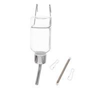 ERINGOGO Botella de Agua para Perros y Cobayas, Dispensador Automático Colgante, Diseño Rodamiento de Bolas, Accesorio para Jaulas y Viajes