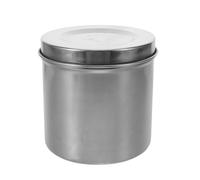 ERINGOGO Caja de Almacenamiento de Acero Inoxidable 304 B Tipo 12 CM Tapa Hermética para Ungüentos y Apósitos Tarro Médico Resistente para Suministros de Laboratorio y Hospital