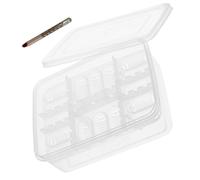 ERINGOGO Caja de Eclosión de Reptiles de Plástico Transparente 16 Compartimentos, Incubadora Reutilizable para Huevos de Lagarto y Gecko, Bandeja Profesional para Cría y Observación