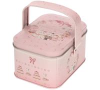 ERINGOGO Caja De Hojalata Decorativa Caja De Almacenamiento Metálica Para Manualidades Joyería o Almacenamiento De Galletas Para Organizar