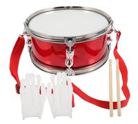 ERINGOGO Caja de Percusión Profesional Rojo Brillante de 11 Pulgadas Baquetas, Juguete Musical Educativo para Niños, Set de Percusión para Desarrollar Coordinación y Habilidades Musicales