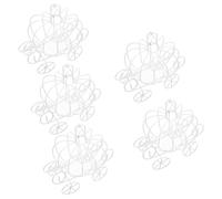 ERINGOGO Caja Decorativa De 5 Piezas Con Forma De De Calabaza: Caja De Metal Vintage Para Recuerdos De Boda, Dulces, Chocolates, Celebraciones Románticas, Fiestas