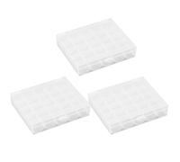 ERINGOGO Caja Organizadora para Almacenamiento Seguro 25 Compartimentos de Bobinas de Plástico Ligera y Portátil de Hilos Gutermann para Máquina de Coser