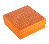 ERINGOGO Caja para Tubos de Ensayo de Laboratorio 81 Espacios y Tapa Abatible, Diseñada para Almacenamiento en Congelador y Conservación Criogénica