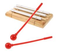 ERINGOGO Campana de Mano de Madera con Tonos Ajustables Instrumento de Percusión para Meditación Gestión de Aula y Práctica Musical para Volumen Regulable Diseño Fácil para Principiantes