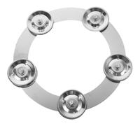 ERINGOGO Campana de Platillo para Batería, Anillo de Percusión Metálico Transparente, Accesorio Instrumento Musical Multiusos para Hi-hat y Pandereta, Repuesto Fácil de Instalar