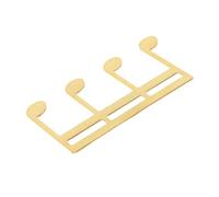 ERINGOGO Carpeta De Musica Clarinete Lira y Carpeta Flip Saxofón Alto Lira Atril De Alambre Lira De Clarinete Liras Carpeta Con Tapa De Trompeta Baquetas De Tambor De Marcha Golden Metal
