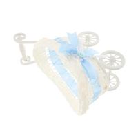 ERINGOGO Carro de ratán simulado. interior cestas forma organizador tejido recipiente dulce cesta tejida de plástico cesta de cocina mini canastas para favores cesta de pan páginas