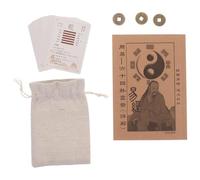 ERINGOGO Cartas I Ching Hexagramas con Guía de Iniciación para Principiantes Símbolos Feng Shui Monedas Chinas Antiguas para Adivinación y Buena Suerte