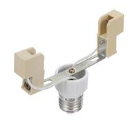 ERINGOGO Casquillo E27 a R7S, Portalámparas cerámico, Convertidor de base de lámpara de cerámica, para bombilla halógena y bombilla E27, uso industrial y espacios de vivienda, cerámica,