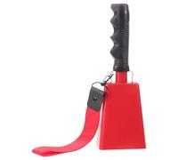 ERINGOGO Cencerros de metal con correa para la muñeca, para hacer ruido con asa, instrumento de percusión para eventos deportivos, fútbol, escuelas, concentraciones y celebraciones.