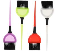 ERINGOGO Cepillo Aplicador de Tinte Cabello 4 Unidades Tamaño Estándar para Teñido Doméstico Peluquería Suministros Salón Ergonómico Uso Profesional en Casa