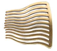 ERINGOGO Cepillo De Pelo Ondulado Peine De Latón Cabello Exquisito Adorno Cabello Hecho Mano Para Peinados Elegantes