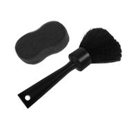 ERINGOGO Cepillo Suave para Cuello y Rostro Accesorio Profesional para Salones de Secado Rápido Diseño Facial para Limpieza Precisa y Cuidado de Sensible Negro