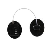 ERINGOGO Cerradura para Frigorífico y Congelador para Taladro Combinación Práctica Diseño Resistente y Funcional Color Negro Ovalado