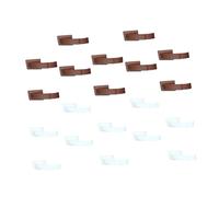 ERINGOGO Cerraduras de Seguridad para Bebés 20 Pcs Cerraduras Antipinzamiento Pestillo de Seguridad para Niños Material Instalación Protección para Cajones Infantiles