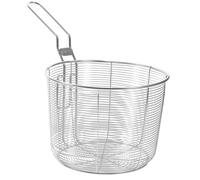ERINGOGO Cesto Colador Inoxidable para Cocina Reutilizable para Pasta y Fideos con Diseño Perforado y Gancho para Colgar Herramienta Práctica para Filtrar Aceite y Alimentos