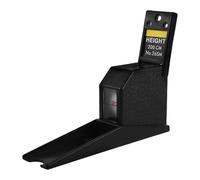 ERINGOGO Cinta Métrica Metálica Retráctil para Medir Altura hasta 200 CM con Placa de Pared Medidor de Altura Digital para Adultos y Dispositivo de Seguimiento de Crecimiento