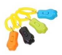 ERINGOGO Clicker para Adiestramiento Canino 4 Unidades con Correa Ajustable, Clickers para Mascotas en Colores Azul, Negro, Verde y Naranja, Dispositivo Portátil para Entrenamiento