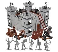 ERINGOGO Coche de asedio de Caballos de Guerra de Guerra Juguetes Figuras Juguetes en Miniatura para Chicas del Castillo Mini el plastico