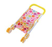 ERINGOGO Cochecito De Muñecas Plegable para Niñas Juguete para Jugar Ser Mamá Accesorios para Muñecas Carrito Ligero y Portátil para Casa Aire