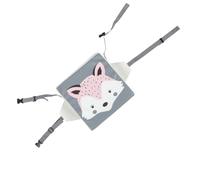 ERINGOGO Cojín Elevador para Silla de Comedor Antideslizante y Fácil de Limpiar para Niños Pequeños, Adecuado para Comidas en Restaurante o Cine, Base de Algodón-Lino y Espuma Transpirable