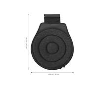 ERINGOGO Cojín Giratorio para Asiento de Coche 360 Grados Almohadilla Reutilizable de Doble Anillo Negra Asiento Portátil Multifuncional para Embarazadas Personas Mayores y Movilidad