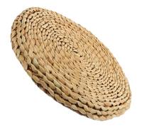 ERINGOGO Cojín Redondo de Suelo Mano de Japonés Almohadilla sin Relleno Asiento Cómodo para y Decoración Natural de Yute para Adultos