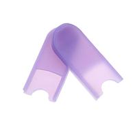 ERINGOGO Cojines para Pulgar de Saxofón de Silicona Soporte Tipo Montura, Color Morado, Pack de 2 Unidades, Accesorio para Saxofón Alto, Tenor y Soprano, Alivio de Fatiga y Soporte