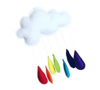 ERINGOGO Colgante de arco iris nube nubes felpa Decoración de la pared carpa colgante de pared colgante de tienda de campaña colgante de nube Vistoso