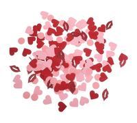 ERINGOGO Confeti de Papel en Forma de Labios y Corazones Rojo, 200 Piezas para Decoración de Bodas, Fiestas de San Valentín y Compromiso, Confeti Decorativo para Mesas y Ambiente Festivo