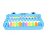 ERINGOGO Contador matemático Abaco ábaco de plástico Dispositivo de Mejora del Cerebro Juguete aritmético Abacus para matemáticas Dispositivo matemático el plastico Azul