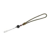 ERINGOGO Cordón Delicado para Teléfono Móvil Amuleto Bodhi Correa de Muñeca Corta en Madera Negra Decoración Colgante para Celular y Bolso Accesorio Ligero y Cómodo Color Verde