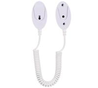 ERINGOGO Correa Antipérdida para Control Remoto de TV con Cable Retráctil de Plástico Blanco, Alta Durabilidad y Resistencia, Adecuado para Restaurante y Sala de Tabletas
