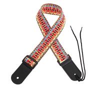 ERINGOGO Correa de Ukelele Ajustable de Cuero y Estilo Étnico con Colgador Resistente para Guitarra y Ukelele y Duradera para Músicos