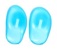 ERINGOGO Cubierta de Silicona Oídos Azul, Protector Auditivo Ajustable, Reutilizable para Teñir el Cabello en Peluquerías y Cuidado Personal Hogar