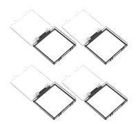 ERINGOGO Cubierta Protectora para Botón Cuadrada 41 MM Transparente 4 Piezas Cubierta Antipolvo para Pulsador de Encendido Tapa para Interruptor de PC Lavadora Lavavajillas y Sistema