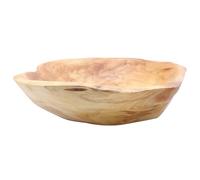 ERINGOGO Cuenco de Madera Tallada Natural Grande Bandeja Decorativa Irregular 15-21 CM Plato para Servir Frutas y Aperitivos en Cocina y Comedor Cuenco Multifuncional para Hogar y